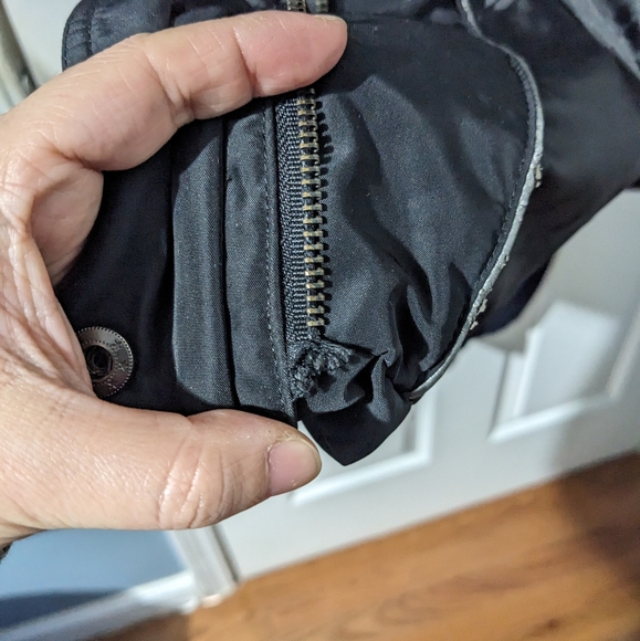 Bebe women's winter down puffer hooded jacket, black, size 3X - Picture 13 of 14